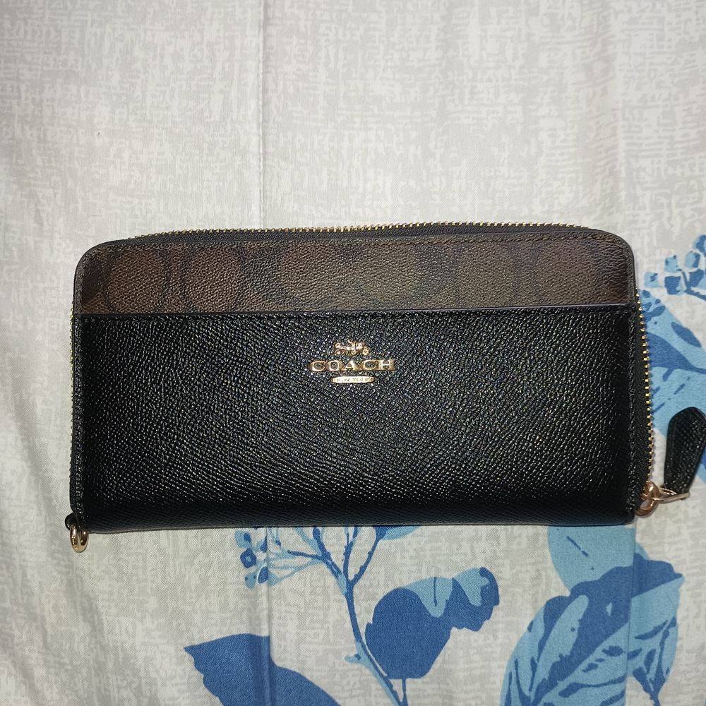 Coach Black and Brown Wallet